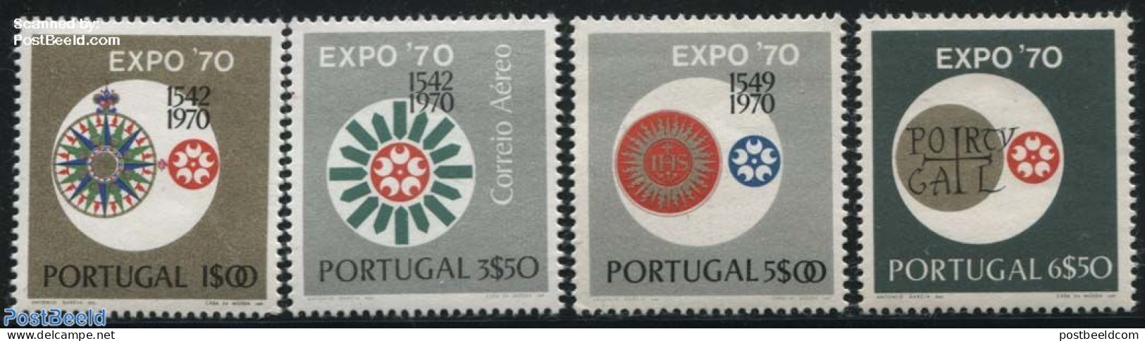 Portugal 1970 Expo 70 4v, Mint NH, Various - World Expositions - Neufs