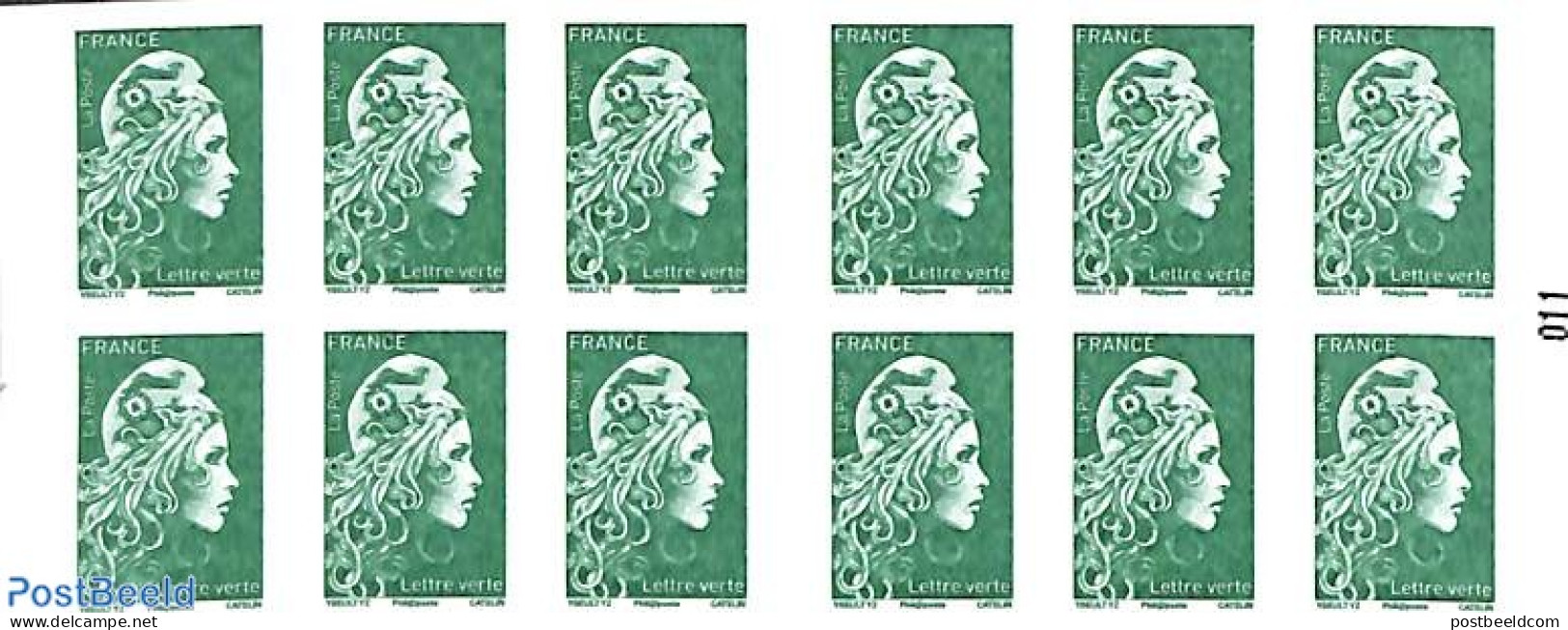 France 2018 Definitives Booklet S-a, Mint NH, Stamp Booklets - Unused Stamps