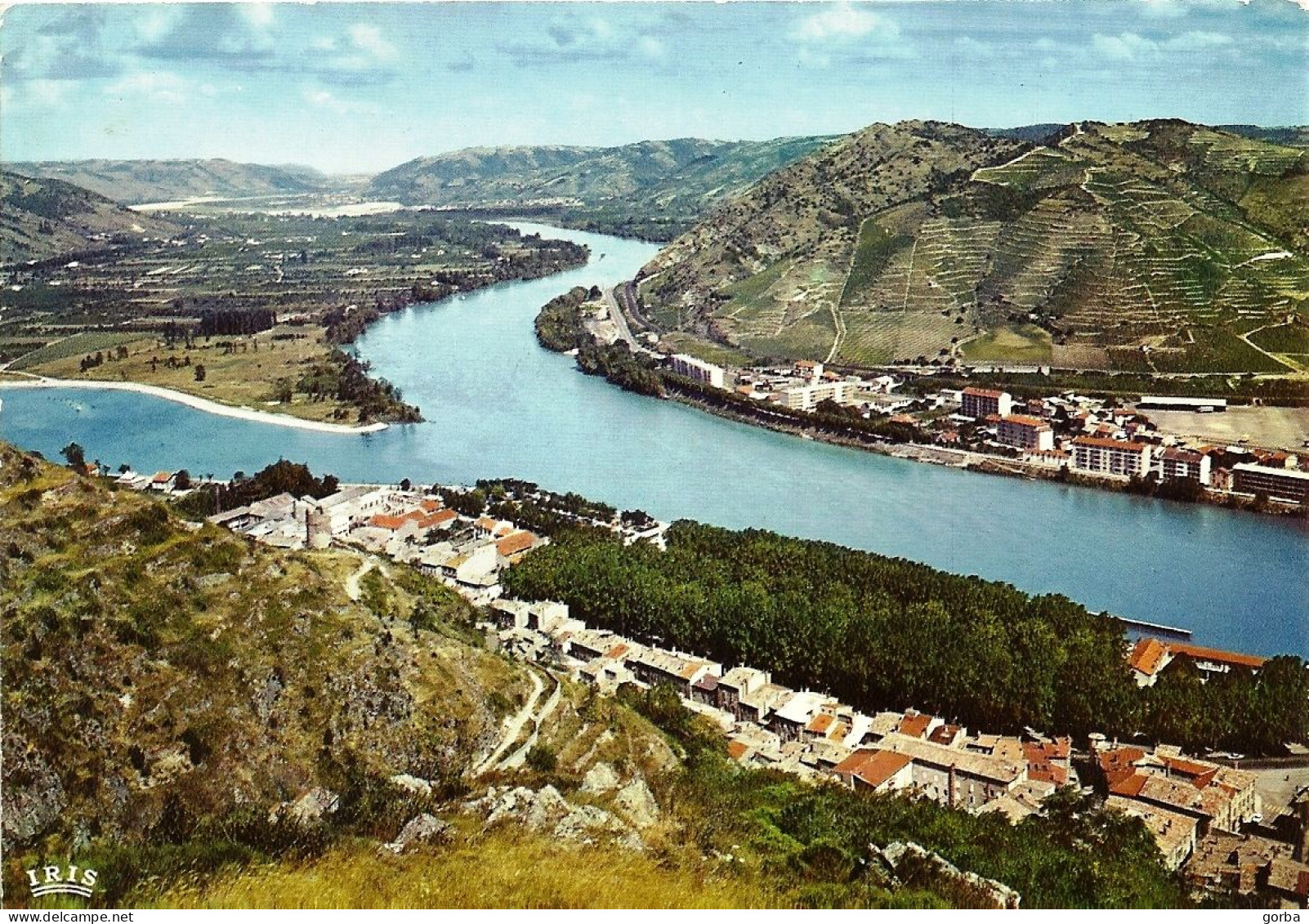 *CPM - 07 - TOURNON - Le Rhône Et Le Conflent Du Doux - En Face TAIN L'HERMITAGE - Tournon