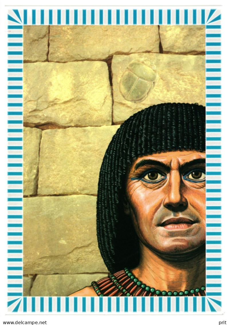 Sinuhe The Egyptian, Novel Book 60y Annivers. Mika Waltari 2005 Unused Postcard Publ: Päivälehti Museum Helsinki Finland - Fairy Tales, Popular Stories & Legends