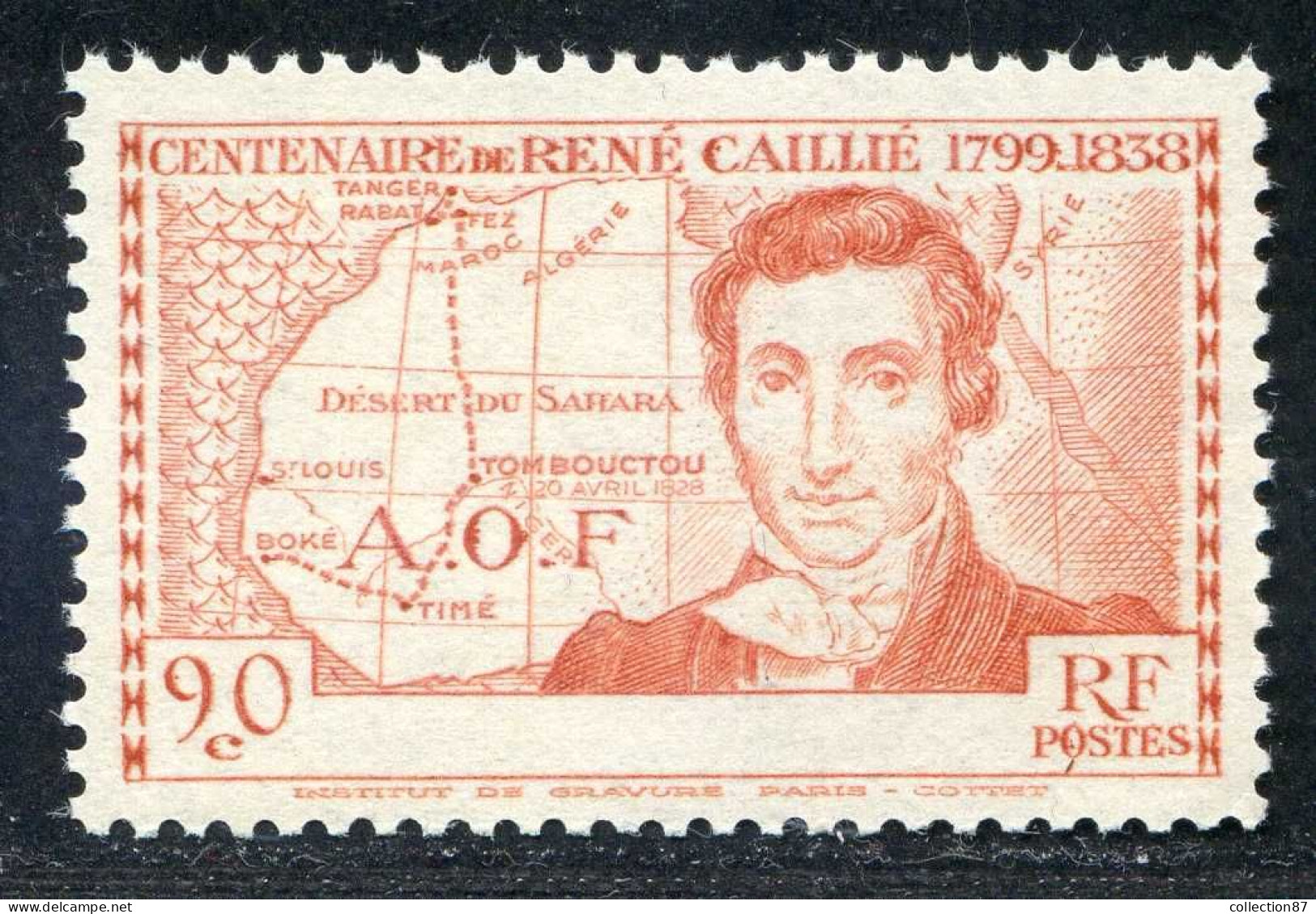 REF093 > COTE D'IVOIRE < Yv N° 141a * * Sans Légende Neuf Luxe Dos Visible - MNH * *  -- René Caillé - Nuovi