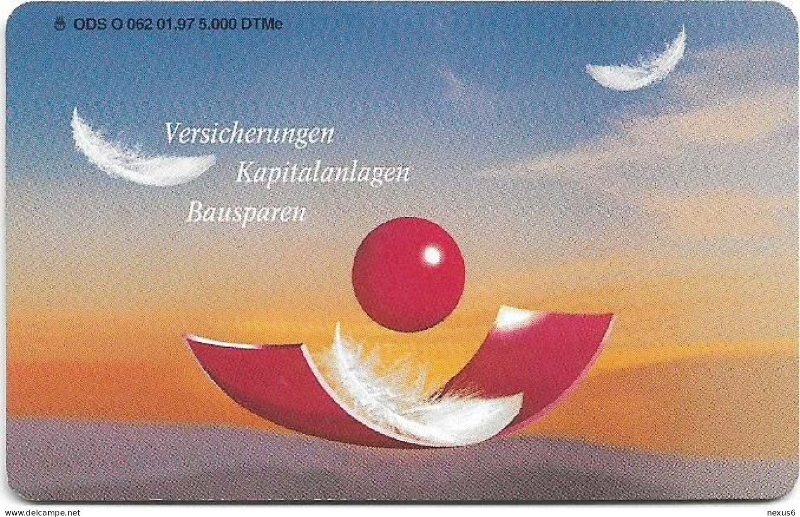 Germany - Alte Leipziger Versicherung - O 0062 - 01.1997, 6DM, 5.000ex, Used - O-Series : Séries Client