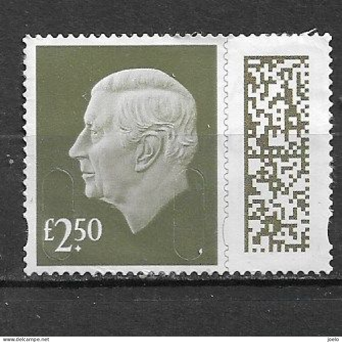 GB 2024 KC Lll £2.50  MACHIN BAR CODE DEFINITIVE - Gebruikt