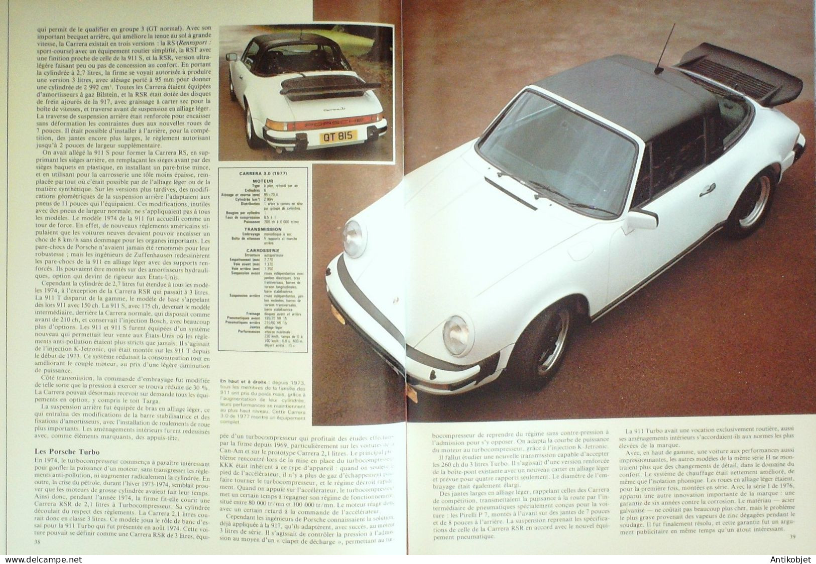 Porsche grandes marques Editeur Grund 1976