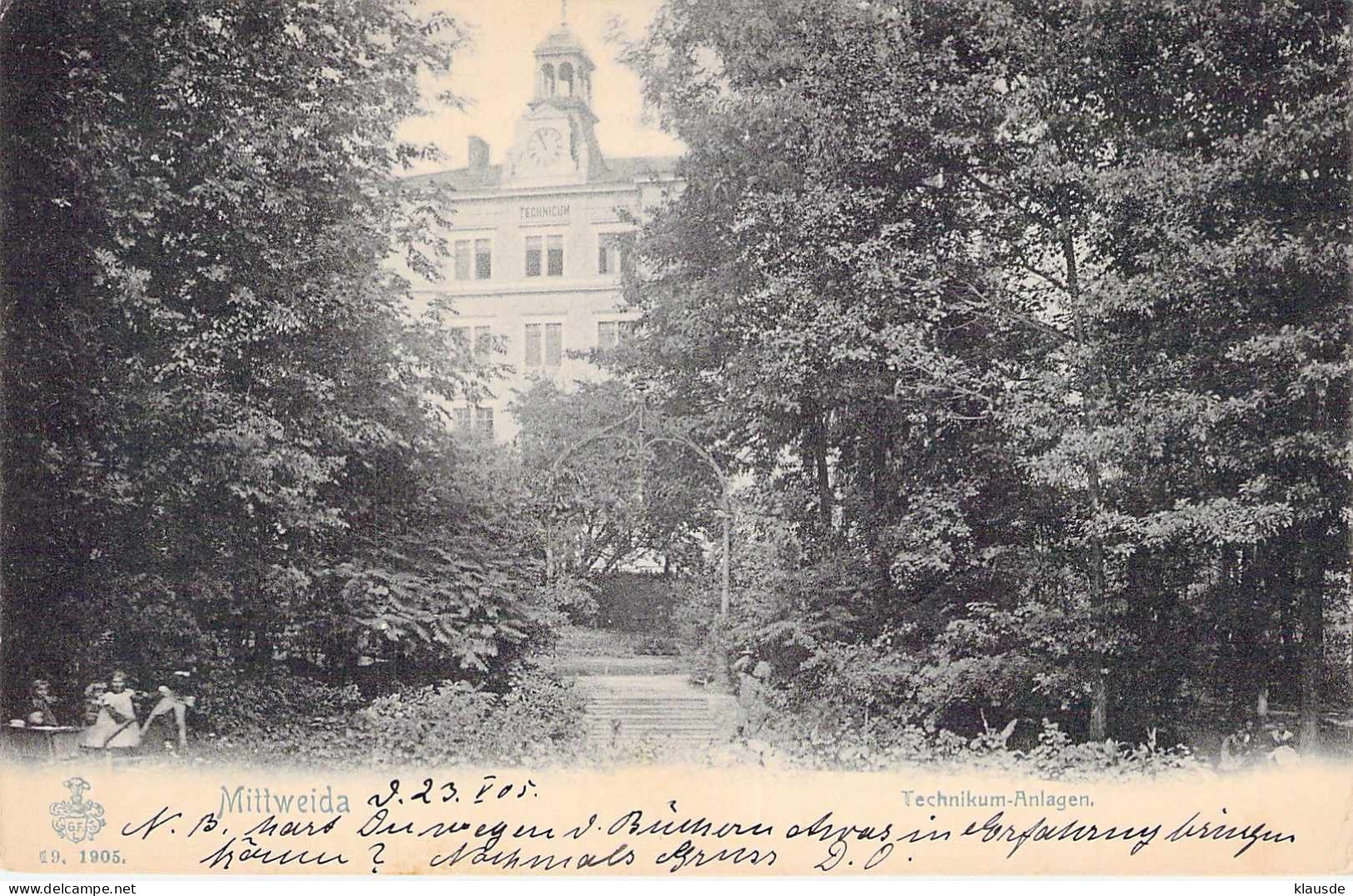 Mittweida - Technikum-Anlagen Gel.1905 - Mittweida