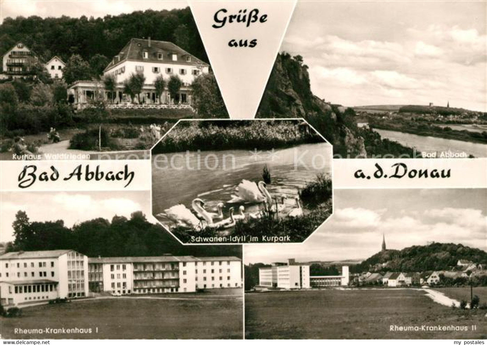 73095930 Bad Abbach Kurhaus Waldfrieden Rheuma Krankenhaus I Und II Schwanenidyl - Bad Abbach