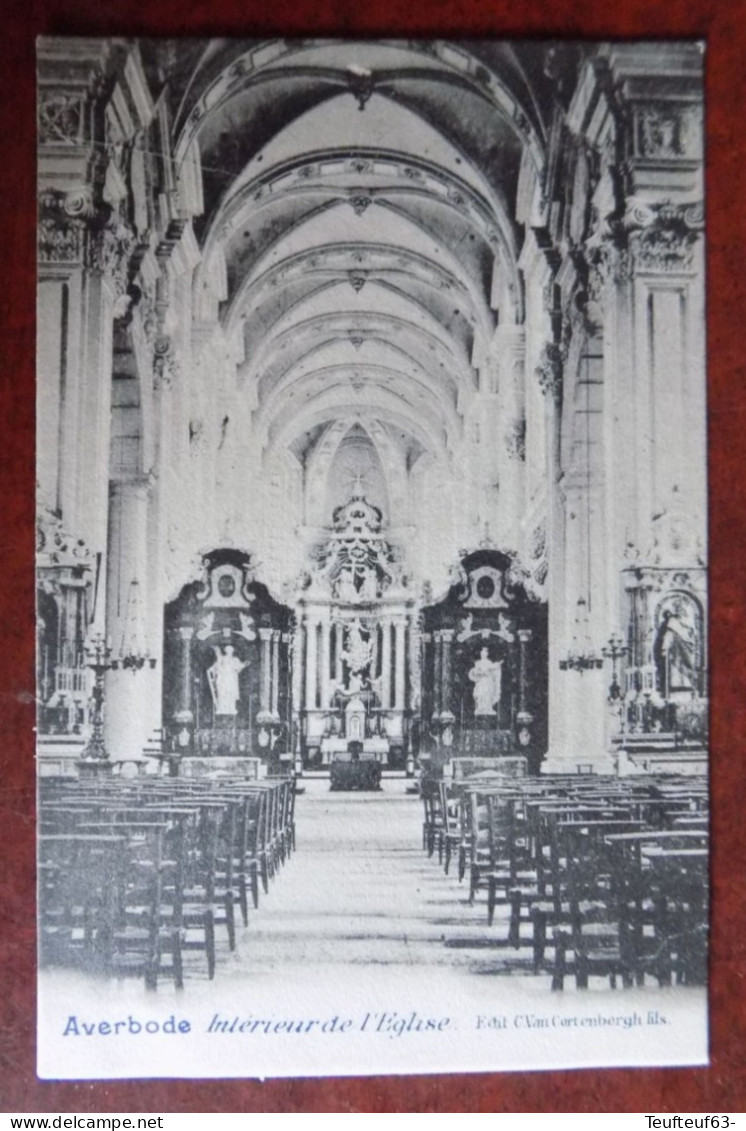 Cpa Averbode : Intérieur De L'église - Scherpenheuvel-Zichem