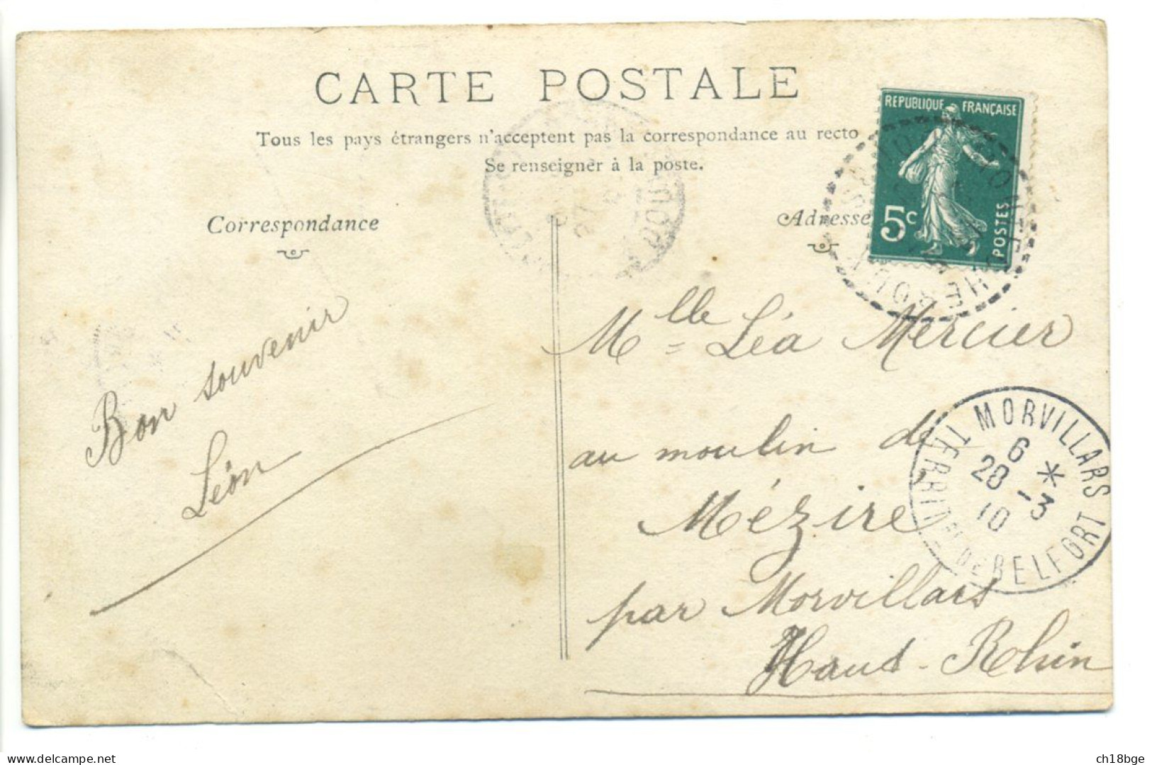 Carte Photo 25 Doubs - St Saint Hippolyte - Rochers Du Château De La Roche - Saint Hippolyte