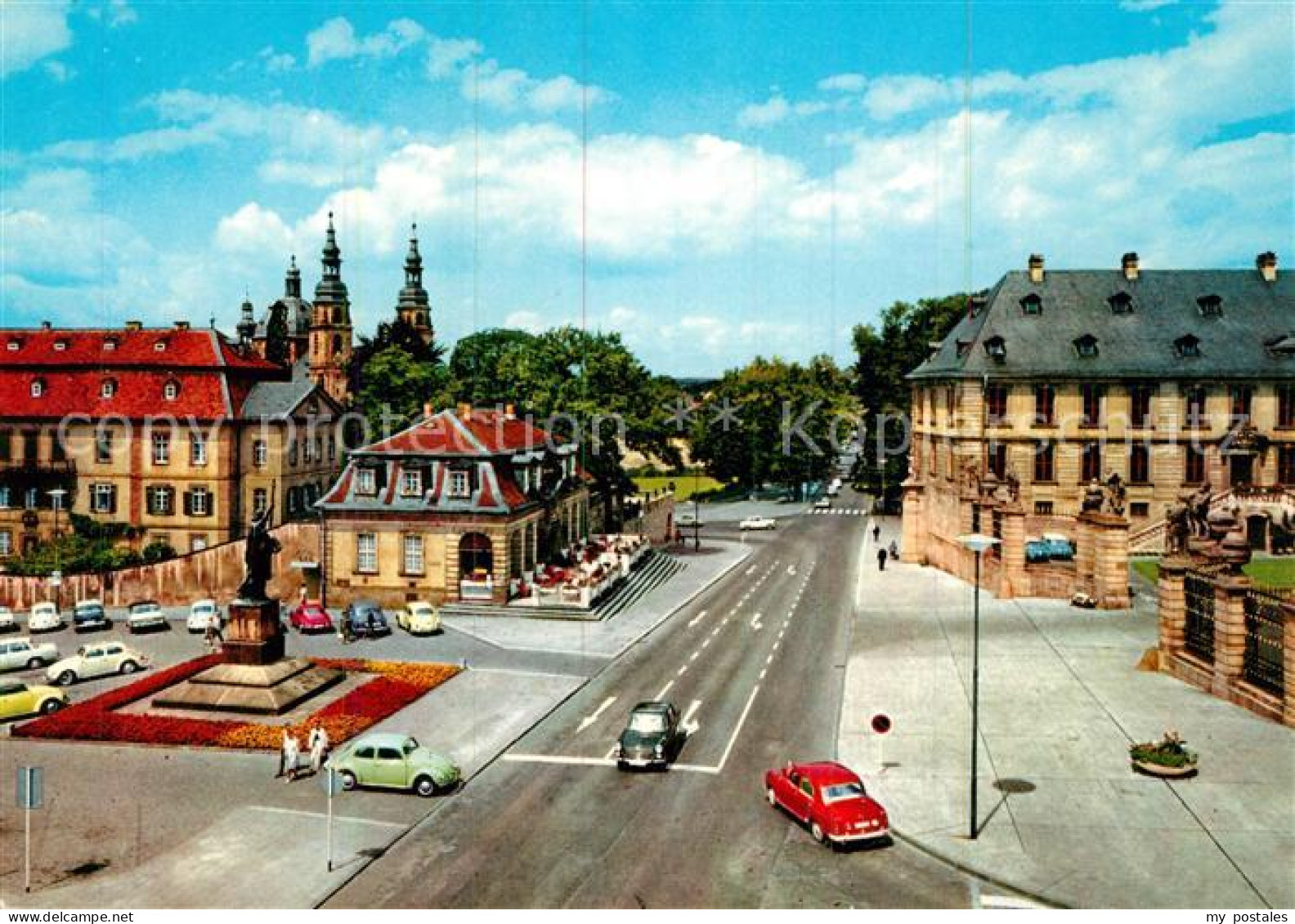 73073543 Fulda Bonifatius Denkmal Hauptwache Eingang Zum Stadtschloss Fulda - Fulda