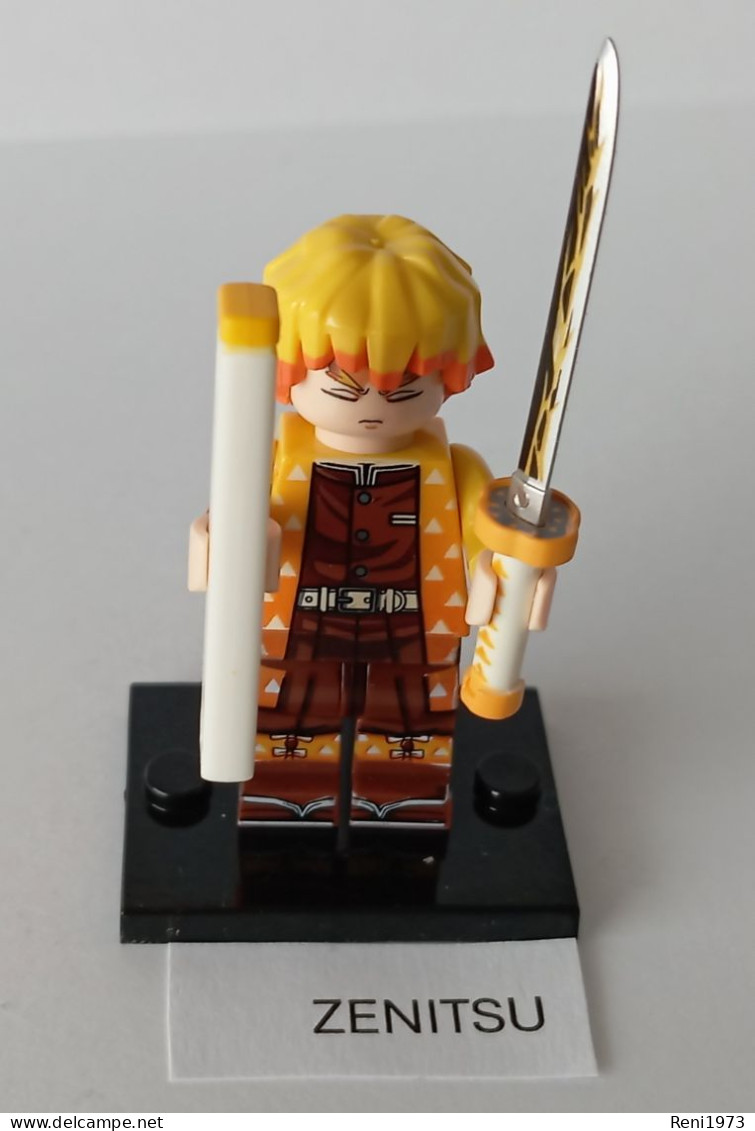 Demon Slayer Zenitsu, Mini-Steckfigur, Lego-Komp. - Sonstige & Ohne Zuordnung