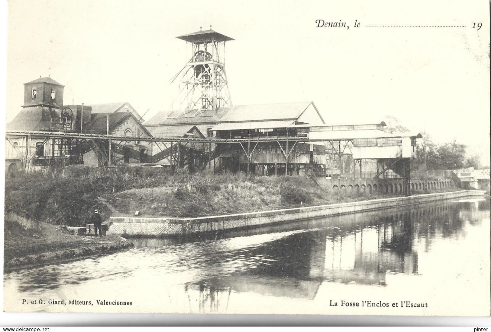 DENAIN - La Fosse L'Enclos Et L'Escaut - Denain