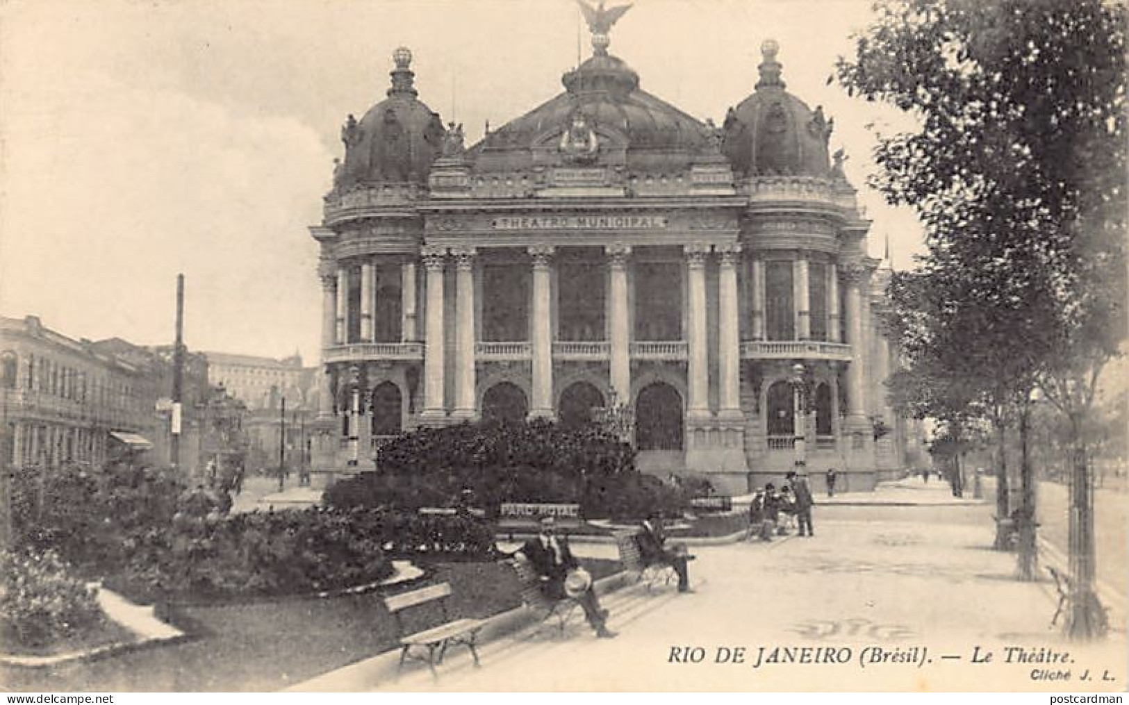 Brazil - RIO DE JANEIRO - Teatro - Ed. J.L.  - Rio De Janeiro