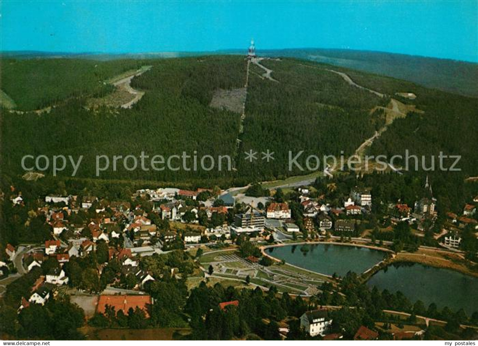 73070174 Hahnenklee-Bockswiese Harz Kurort Fliegeraufnahme Hahnenklee - Goslar