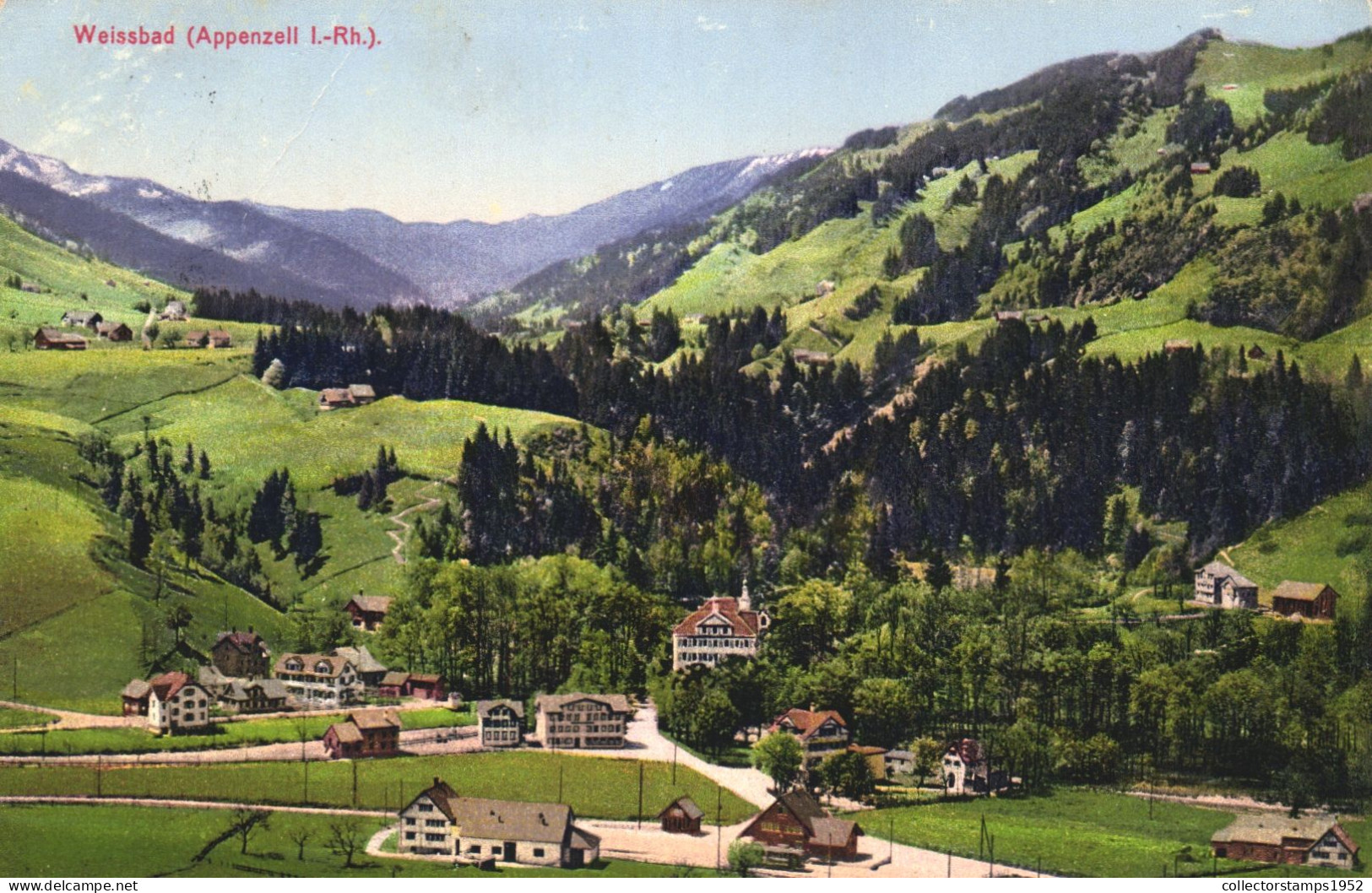 WEISSBAD, APPENZELL, ARCHITECTURE, SWITZERLAND, POSTCARD - Weissbad 