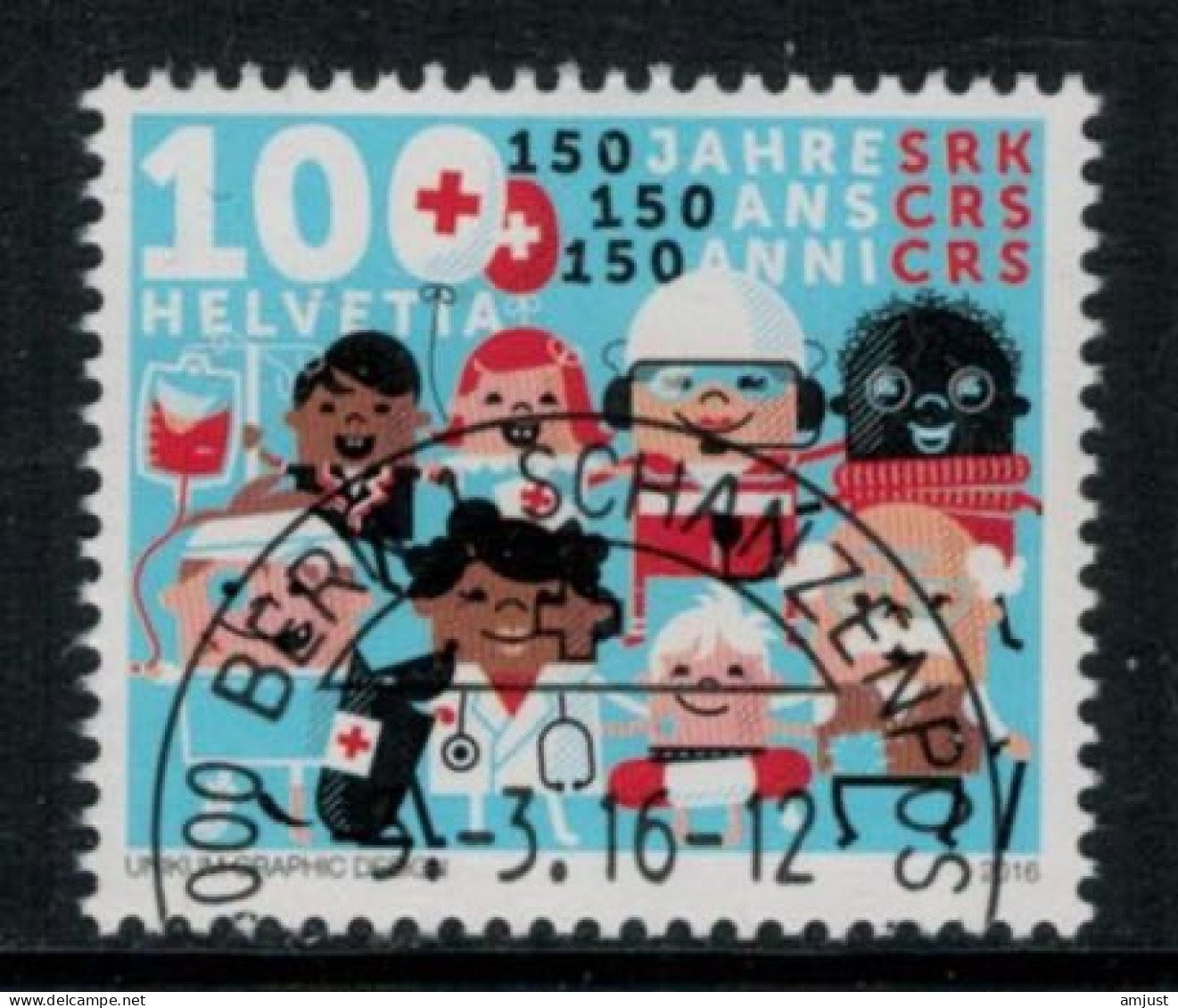 Suisse // Schweiz // 2010-2019 // 2016 // 150 Ans De La Croix-Rouge Oblitéré No. 1586 - Used Stamps