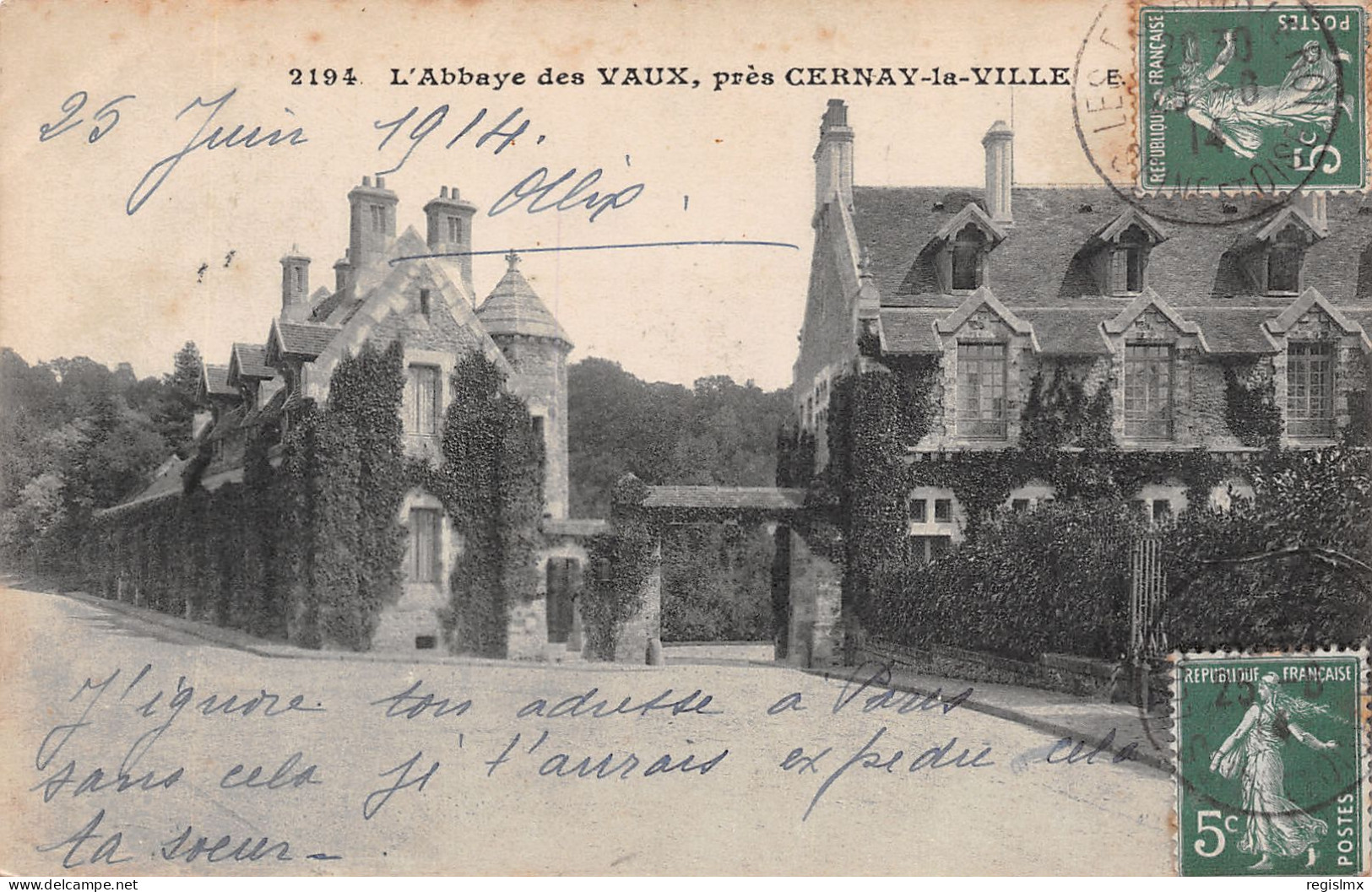 77-VAUX DE CERNAY-N°T2538-D/0391 - Vaux De Cernay