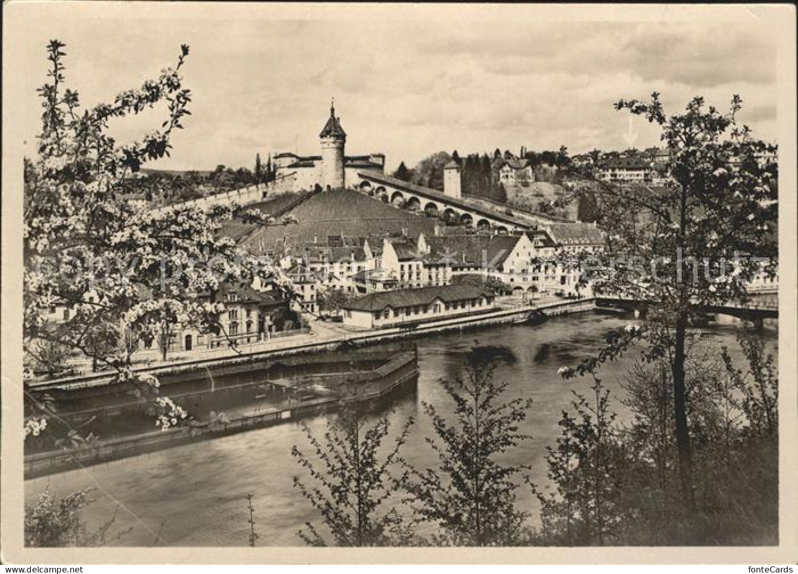 11629312 Schaffhausen SH Festung Munot Wahrzeichen Rheinbruecke Stadtteil Emmers - Altri & Non Classificati