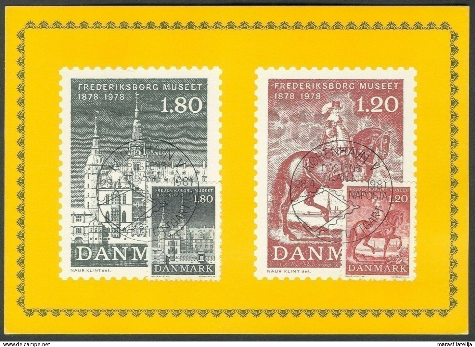 Denmark 1978, National Museum Of History In Frederiksborg, Nice Maxicard - Other & Unclassified