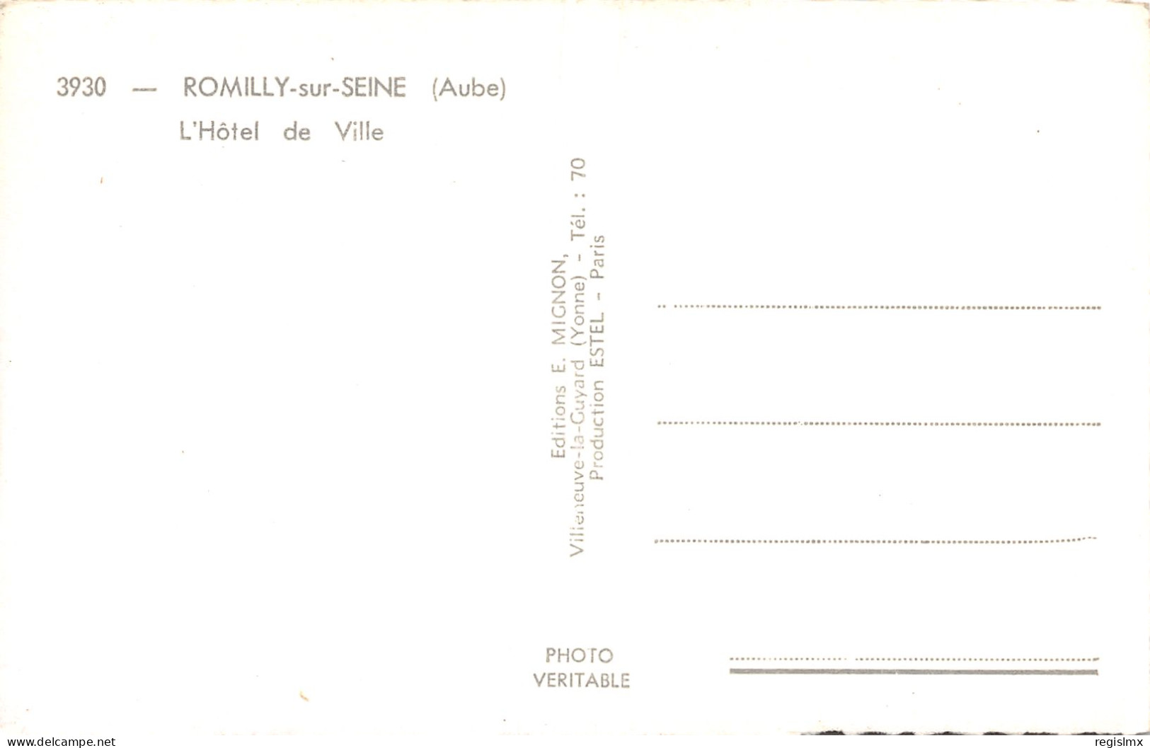 10-ROMILLY SUR SEINE-N°T2541-G/0071 - Romilly-sur-Seine