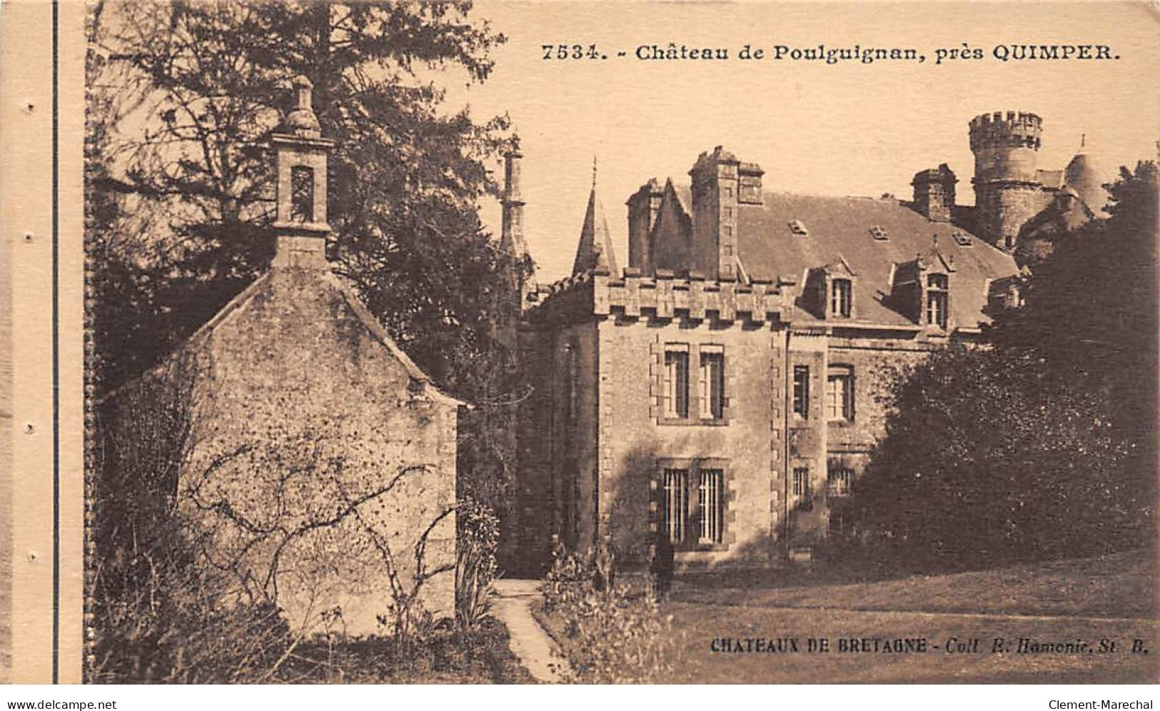 Château De Poulguignan Près QUIMPER - état - Quimper