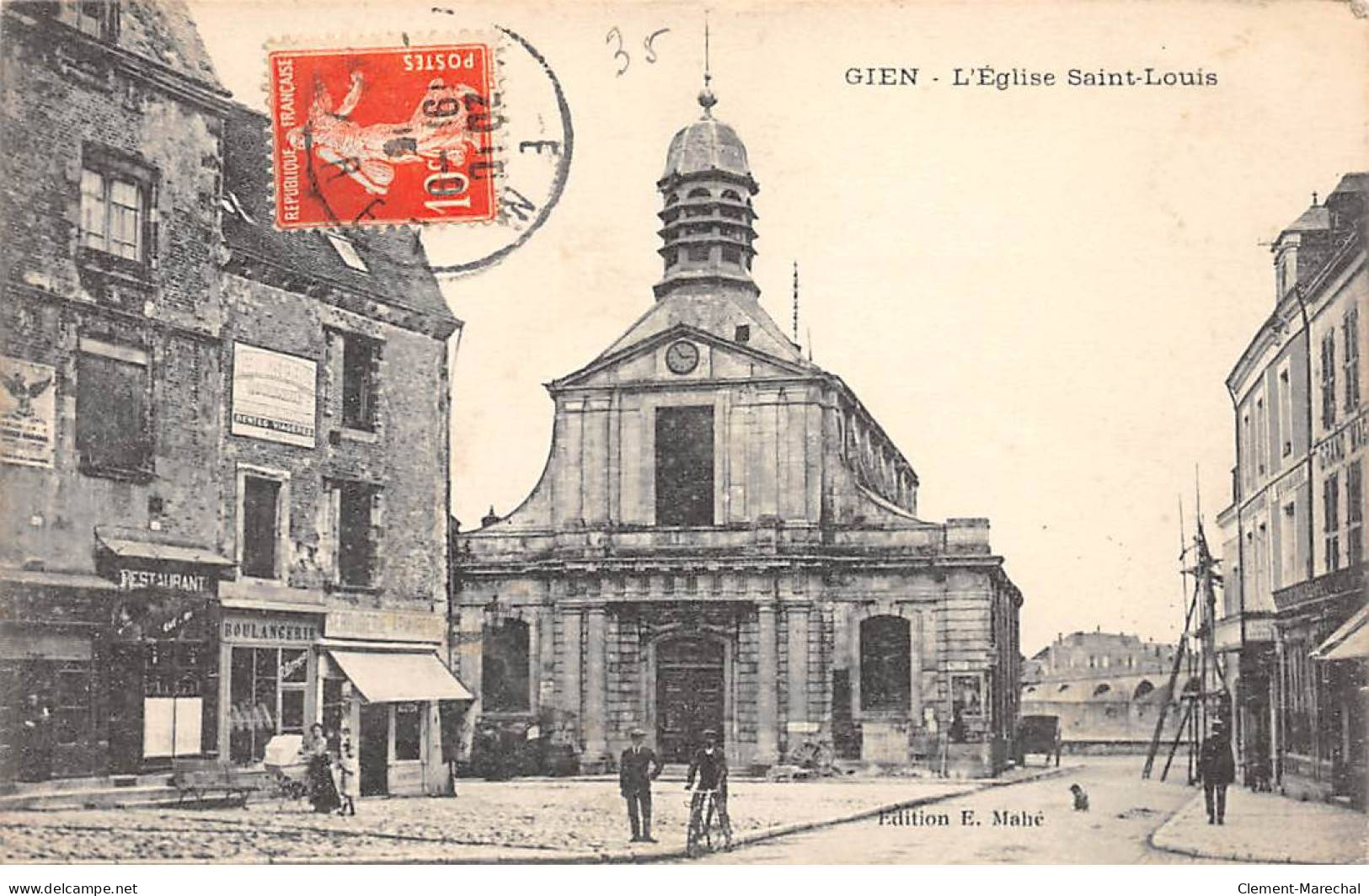 GIEN - L'Eglise Saint Louis - Très Bon état - Gien