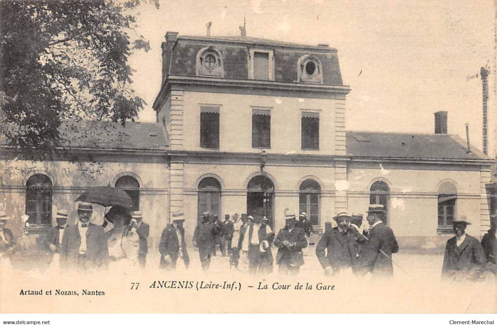 ANCENIS - La Cour De La Gare - Très Bon état - Ancenis