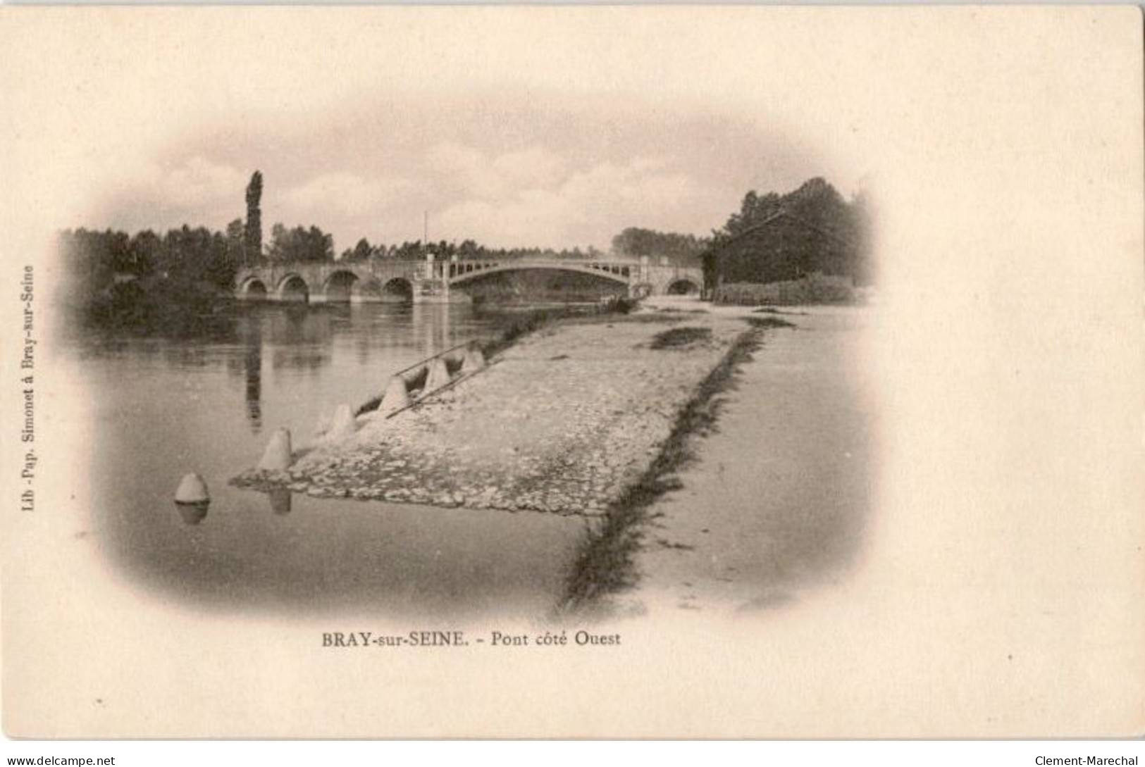 BRAY-sur-SEINE: Pont Côté Ouest - Très Bon état - Bray Sur Seine