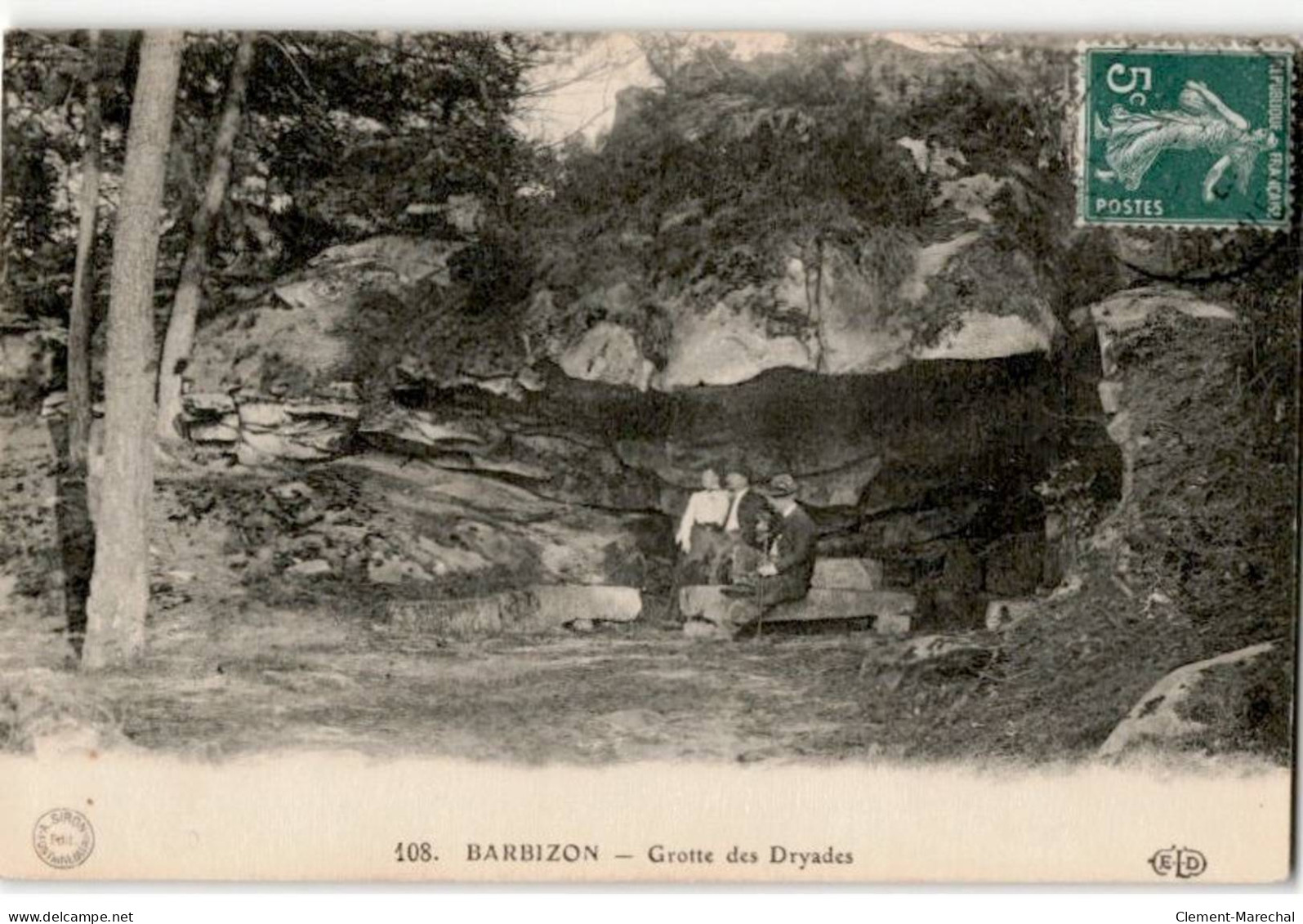 BARBIZON: Grotte Des Dryades - Bon état - Barbizon