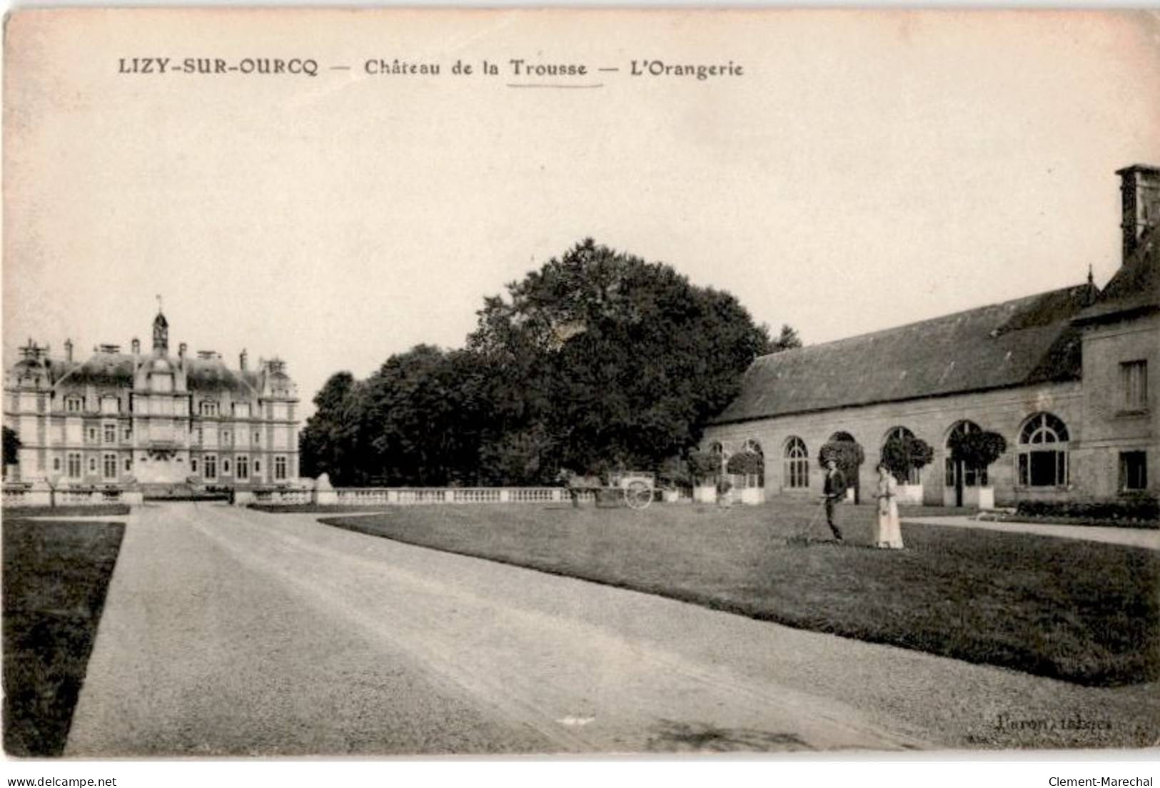 LIZY-sur-OURCQ: Château De La Trousse, L'orangerie - état - Lizy Sur Ourcq