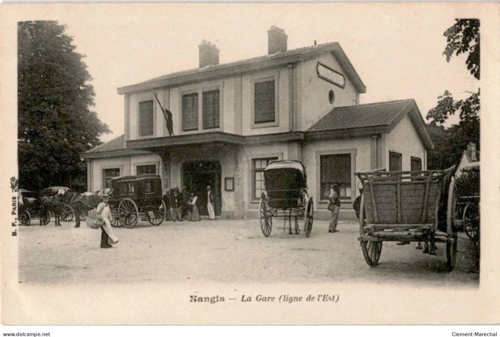 NANGIS: La Gare Ligne De L'est - Très Bon état - Nangis