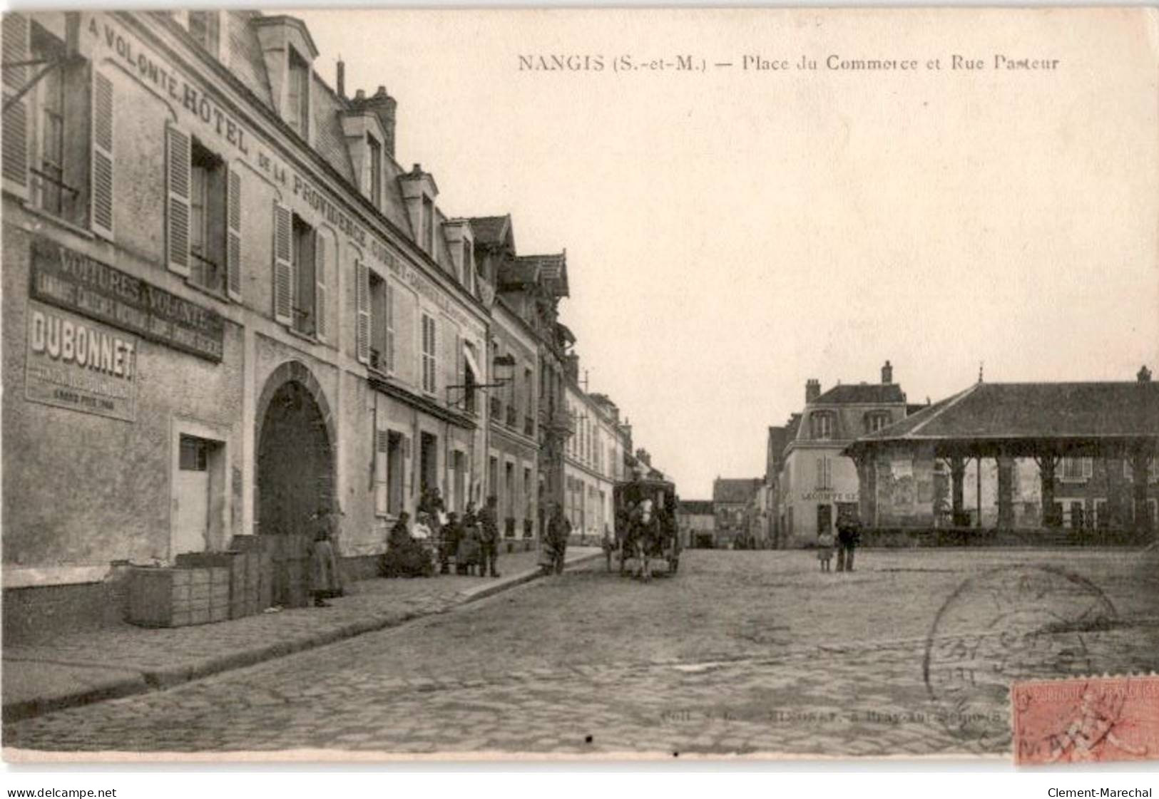 NANGIS: Place Du Commerce Et Rue Pasteur - Très Bon état - Nangis