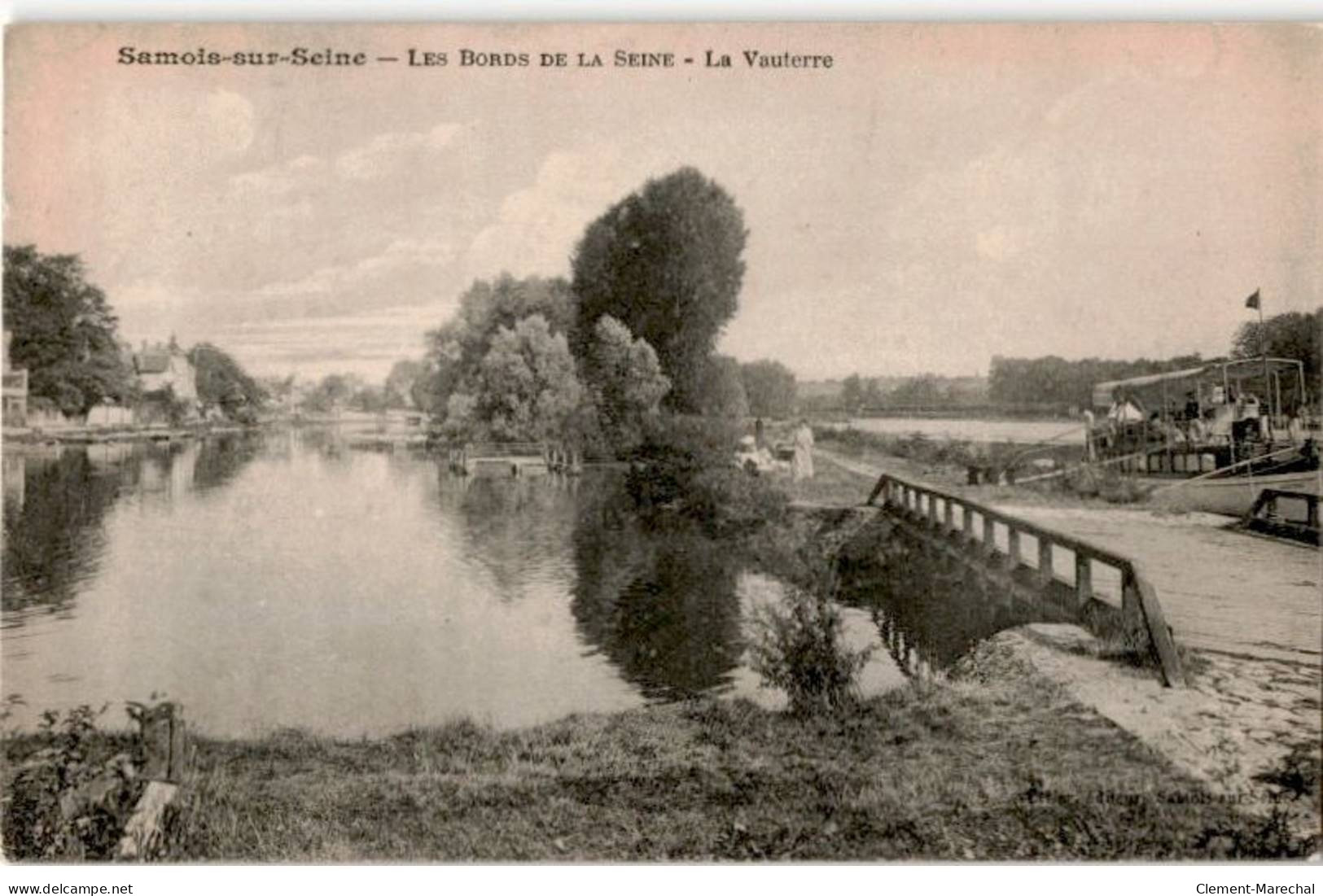 SAMOIS-sur-SEINE: Les Bords De La Seine, La Vauterre - Très Bon état - Samois