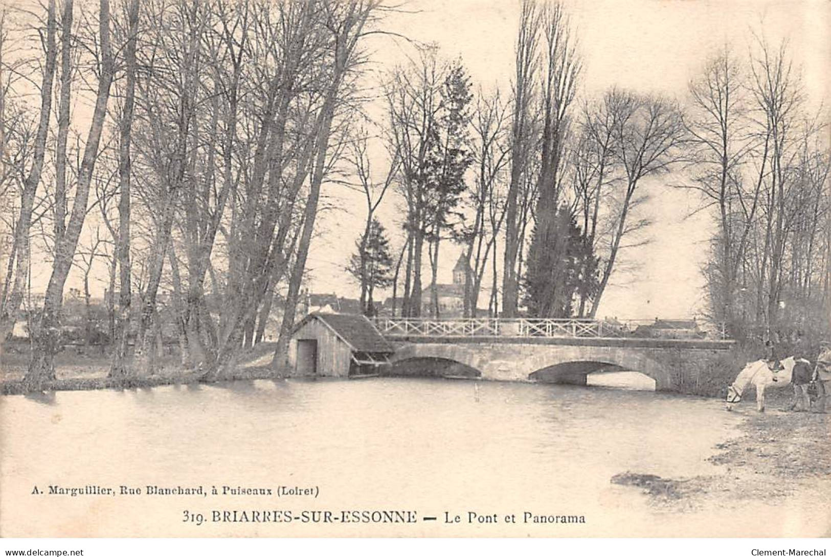 BRIARRES SUR ESSONNE - Le Pont Et Panorama - A. Marguillier - Très Bon état - Briare