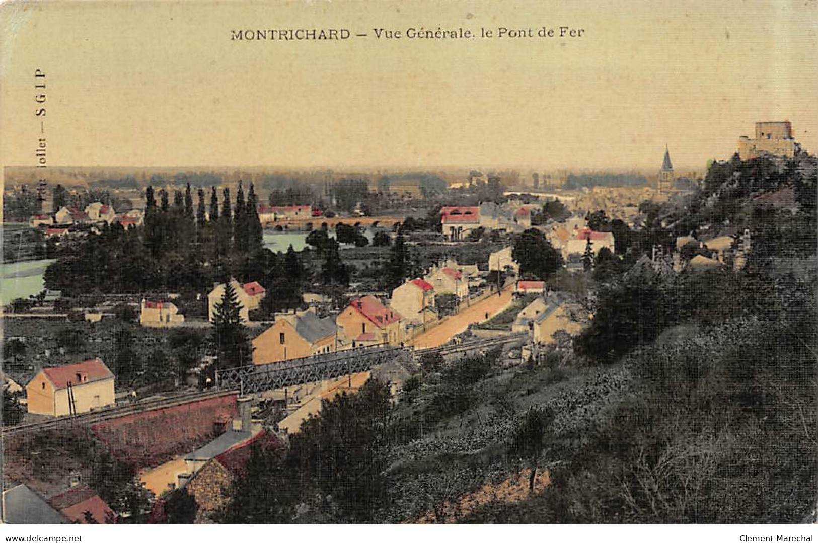 MONTRICHARD - Vue Générale - Le Pont De Fer - état - Montrichard