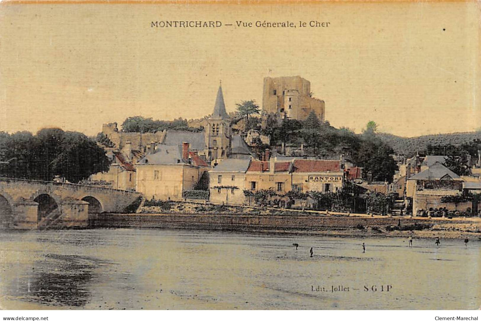 MONTRICHARD - Vue Générale - Le Cher - Très Bon état - Montrichard