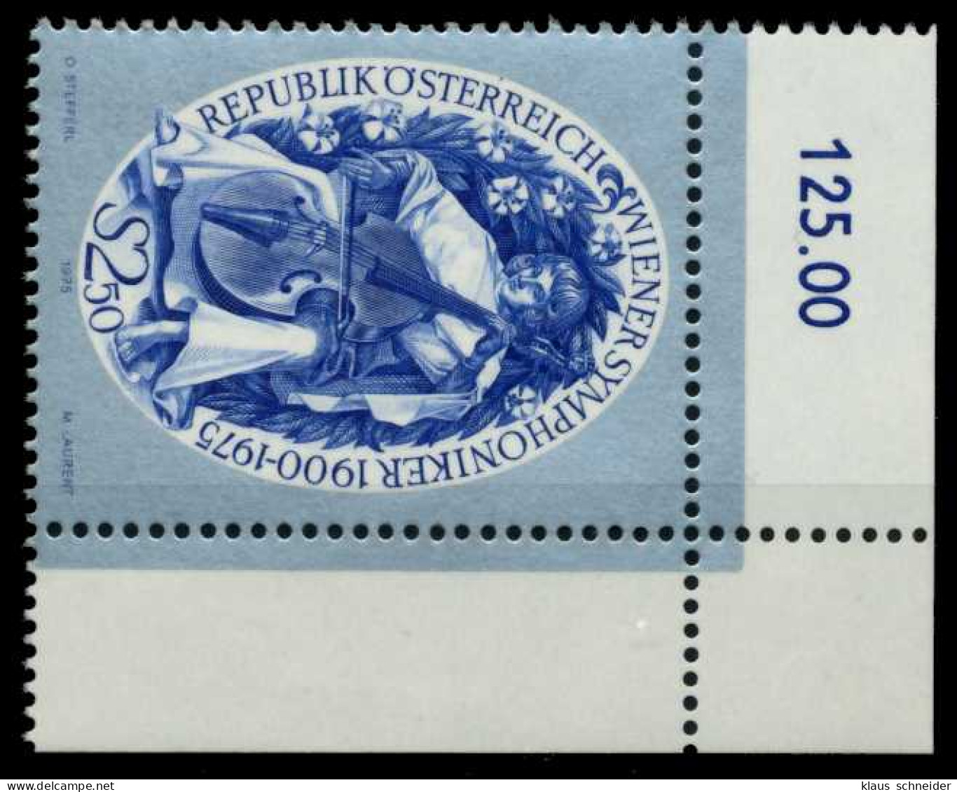 ÖSTERREICH 1975 Nr 1496 Postfrisch ECKE-ORE X805512 - Unused Stamps