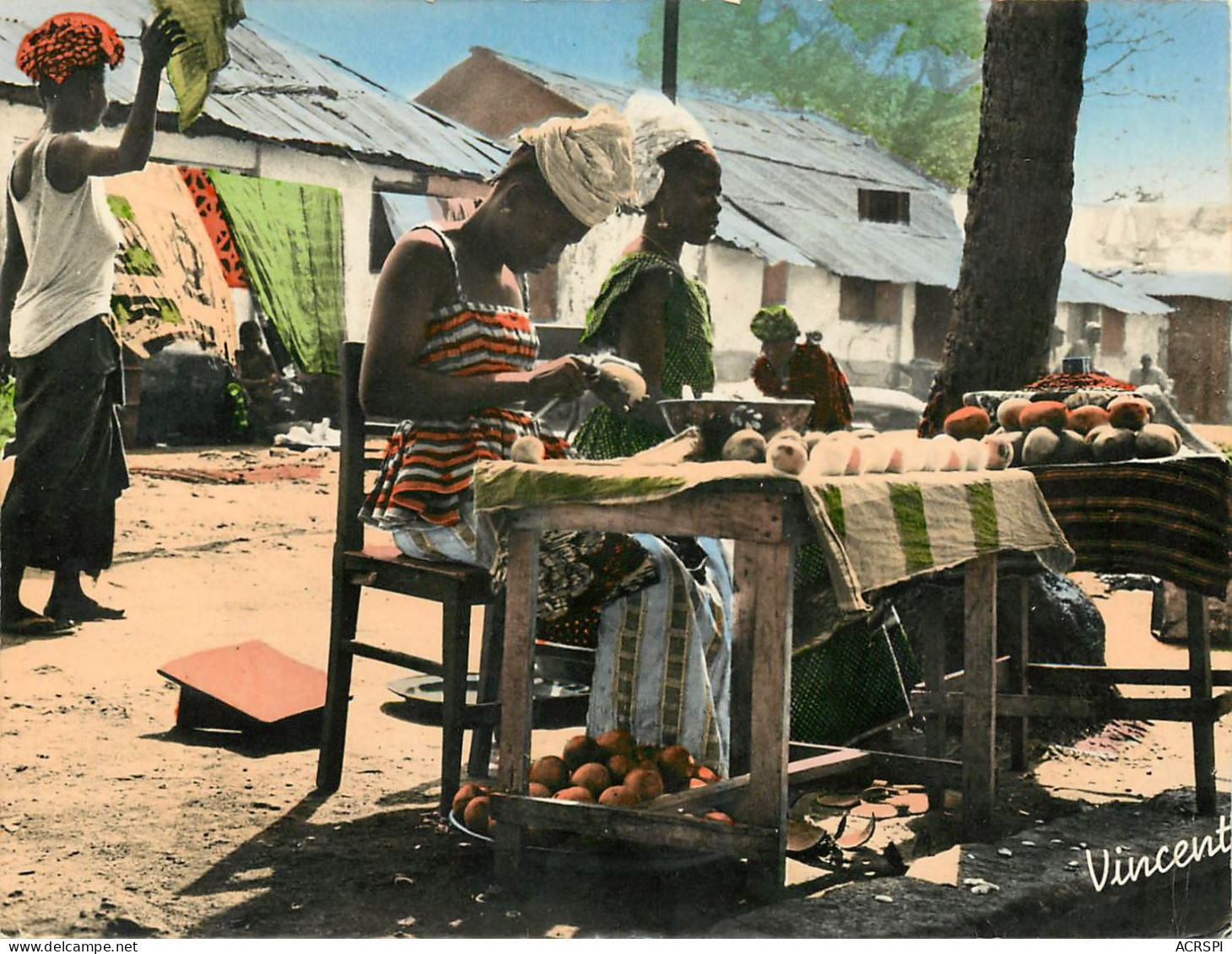 République De Guinée, Conakry, Les Marchandes D'oranges (scan Recto-verso) Ref 1037 - French Guinea