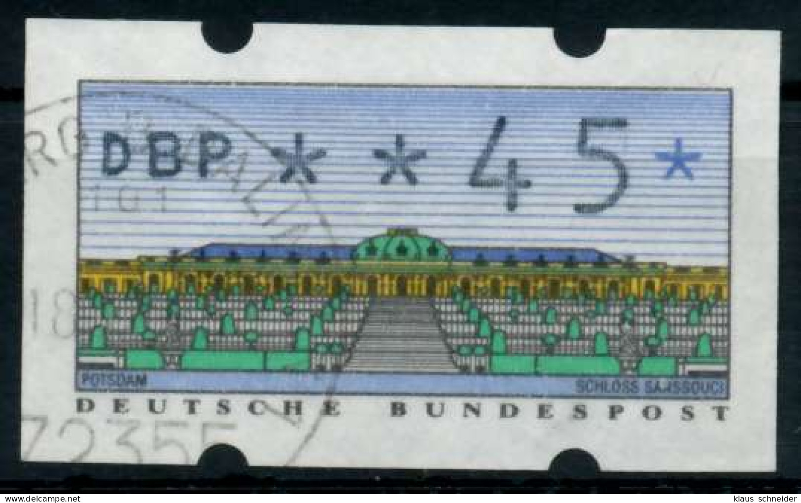 BRD ATM 1993 Nr 2-1.1-0045 Gestempelt X96DE9A - Machine Labels [ATM]