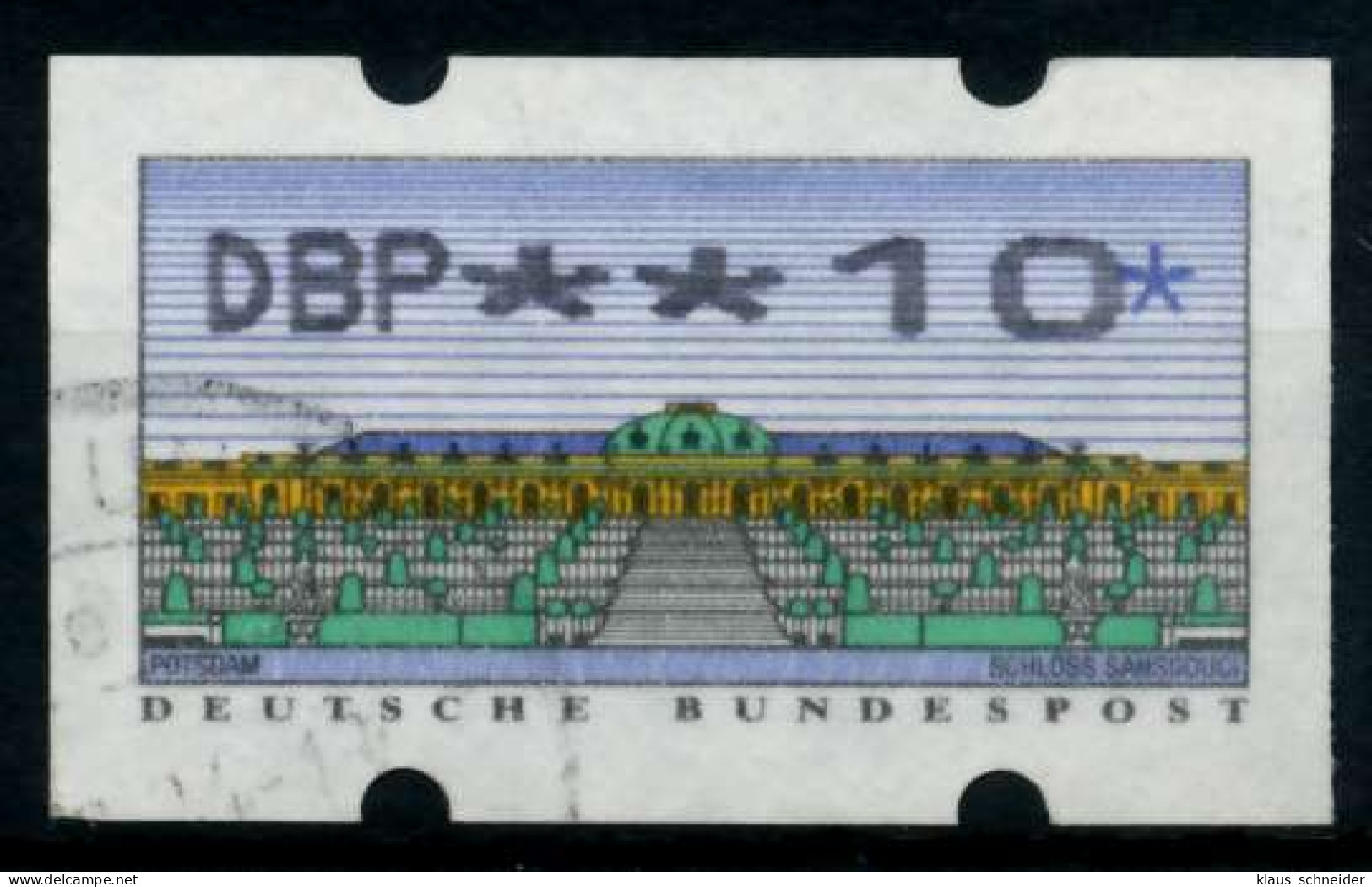 BRD ATM 1993 Nr 2-2.1-0010 Gestempelt X96DF3E - Automatenmarken [ATM]