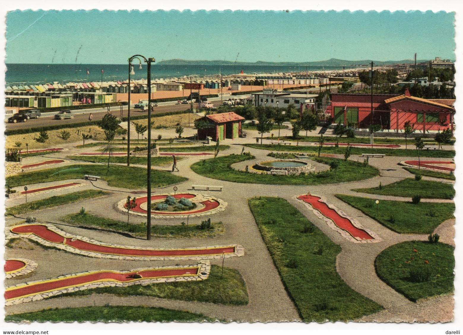 CP Italie  - Rimini : Raccourci  Panoramique Vu Du Minigolf -- Scorcio Panoramico  Dal Minigolf - Rimini