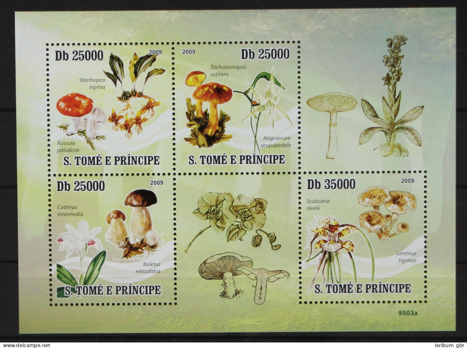 Sao Tome E Principe 4226-4229 Postfrisch Kleinbogen / Pilze #GH341 - Sao Tome En Principe