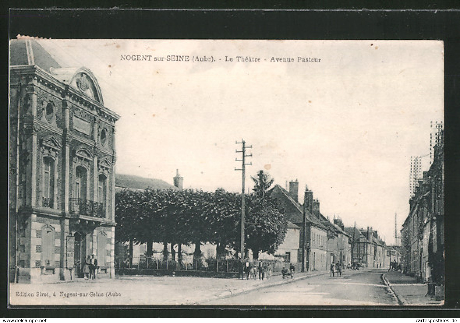 CPA Nogent Sur-Seine, Le Theatre, Avenue Pasteur  - Nogent-sur-Seine