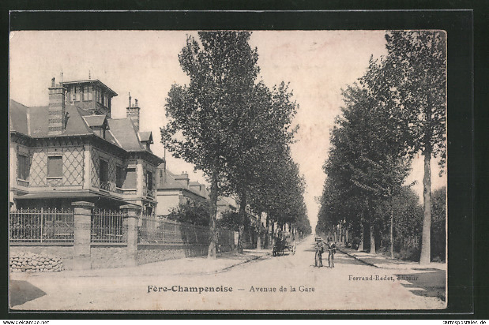 CPA Fère-Champenoise, Avenue De La Gare  - Fère-Champenoise