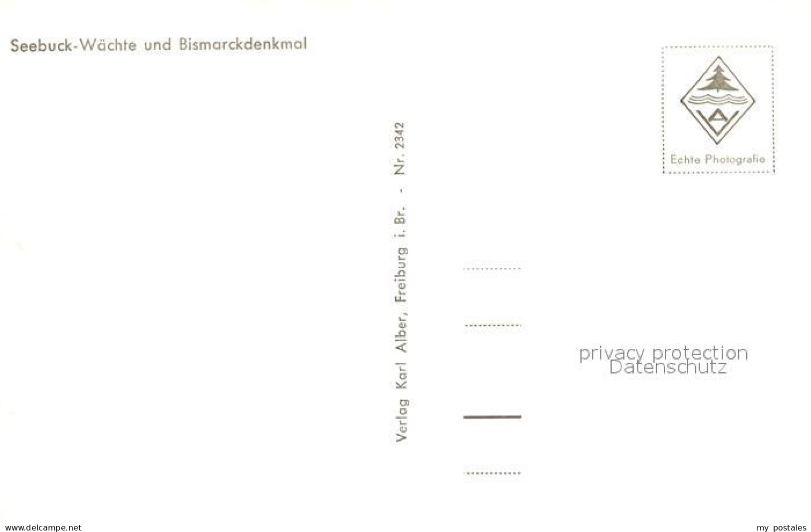 73065470 Feldberg Schwarzwald Seebuck Waechte Und Bismarckdenkmal Feldberg Schwa - Feldberg