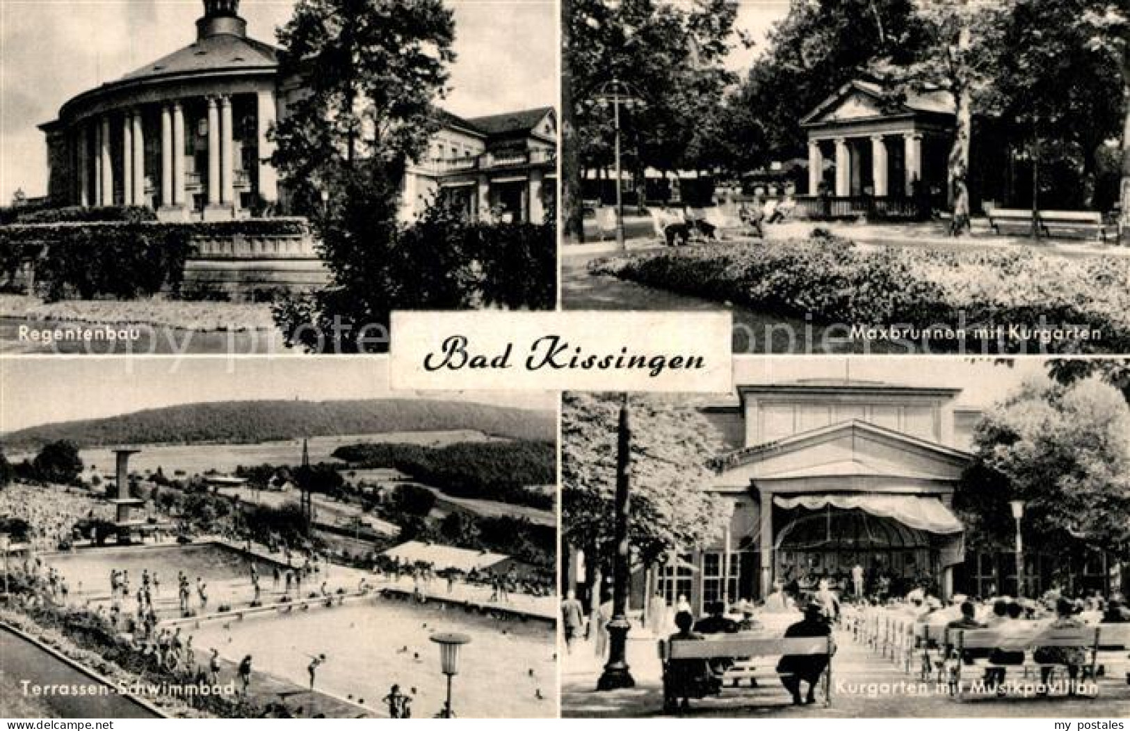 73065465 Bad Kissingen Regentenbau Maxbrunnen Mit Kurgarten Terrassen Schwimmbad - Bad Kissingen