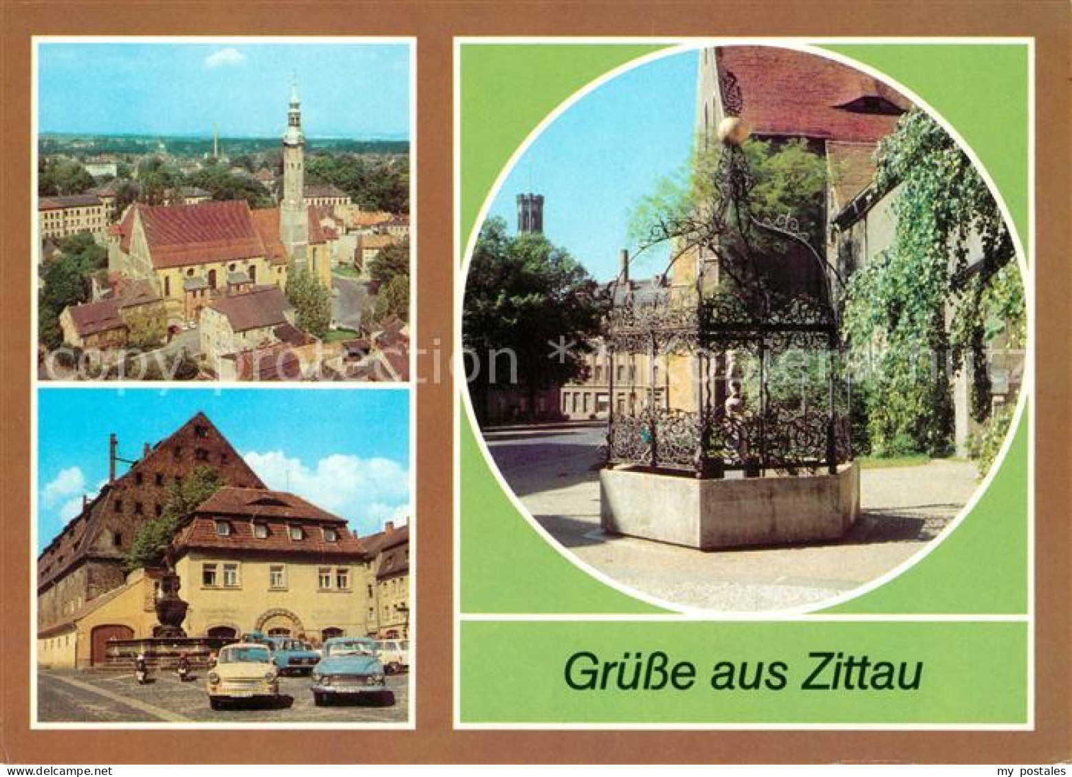 73063677 Zittau Klosterkirche Samariterinnenbrunnen Gruener Born Stadtmuseum Zit - Zittau