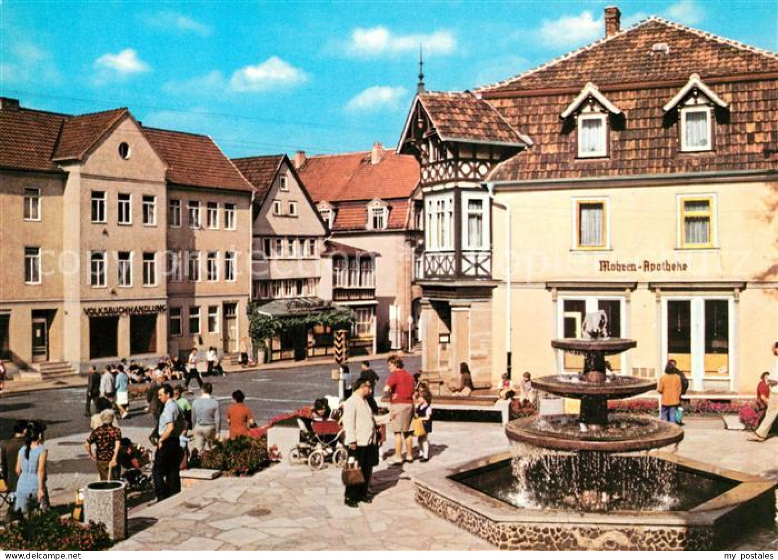 73062816 Salzungen Bad Marktplatz Brunnen Salzungen Bad - Bad Salzungen