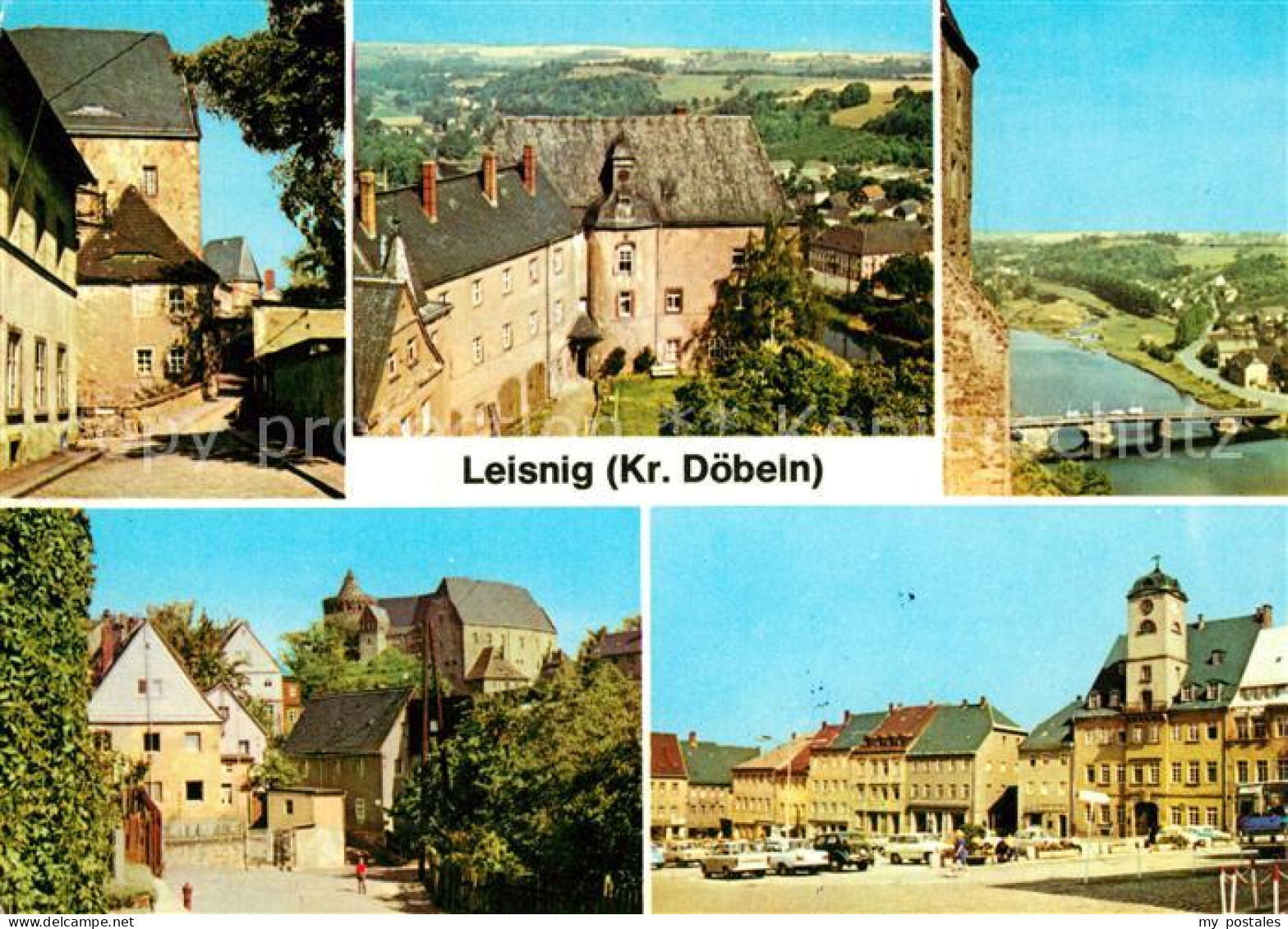 73062291 Leisnig Burg Mildenstein Bergfried Altan Malerwinkel Markt Leisnig - Leisnig