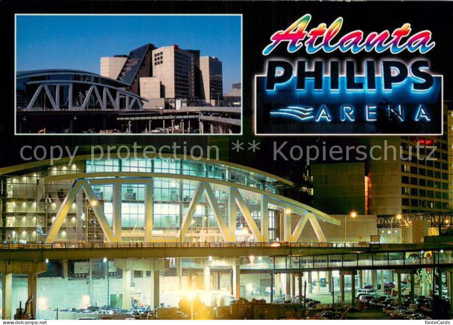 73743939 Atlanta_Georgia Philips Arena The NBAs Atlanta Hawks And The NHLs Atlan - Andere & Zonder Classificatie