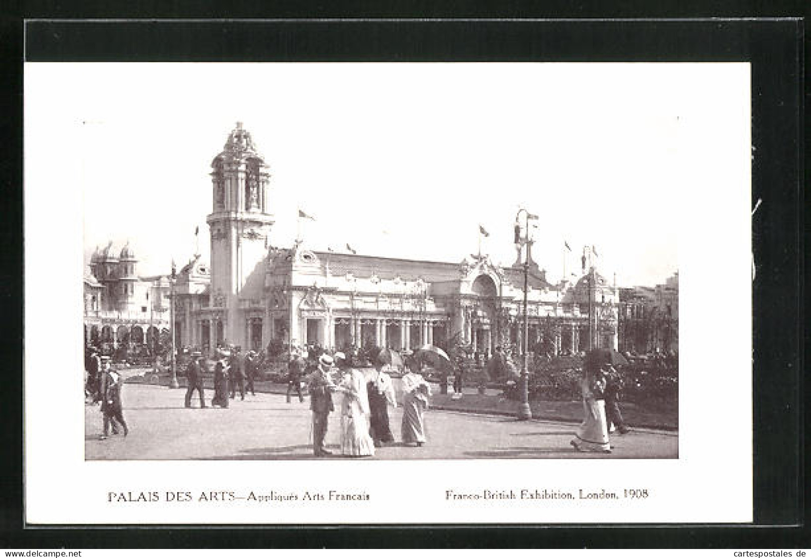 AK London, Franco-British Exhibition 1908, Palais Des Arts, Ausstellung  - Tentoonstellingen